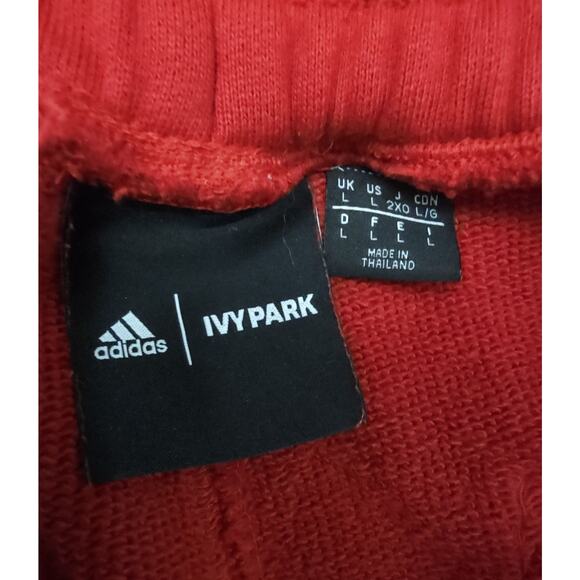 adidas Ivy Park Men's SweatPants Red Size Large - Picture 7 of 8